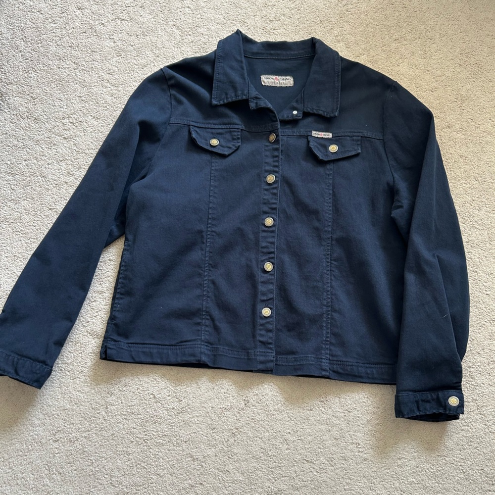 Simon Chang Jean Jacket Women’s Size 14